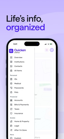 Quicken LifeHub
